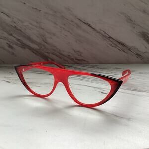 Alain Mikli Womens Sunglass Eyeglass Frames Miss J Red AO5031, Cat Eye 56-17-140